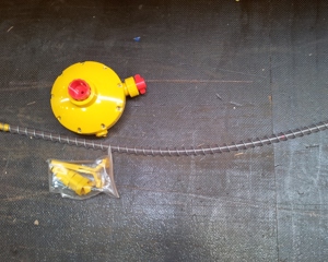 Pressure regulator 2 outlets 28mm 90cm 3216-9